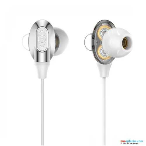 Baseus Immersive virtual 3D gaming earphone H08 3.5mm  White+Gray